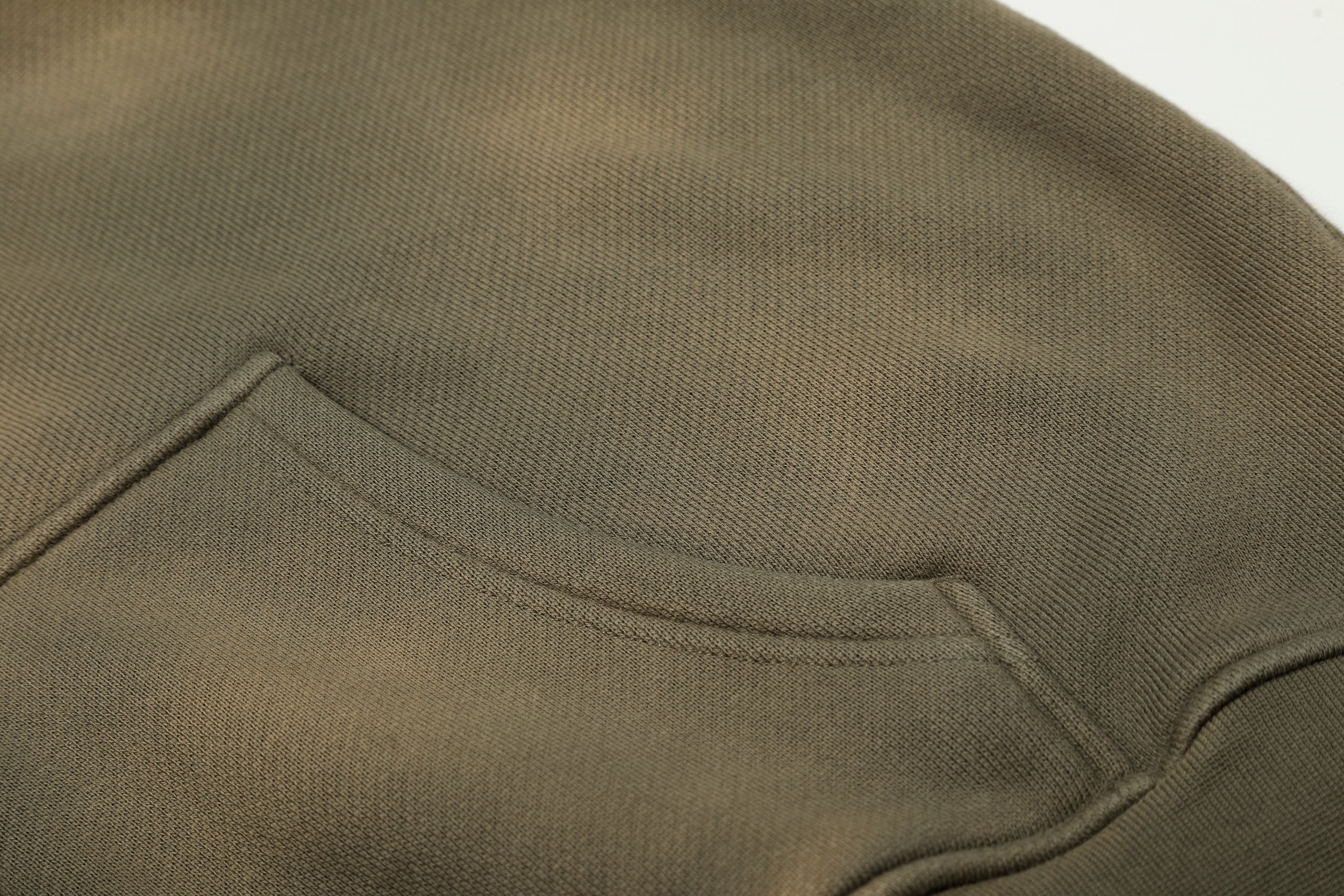 Military Green Zip Hoodie